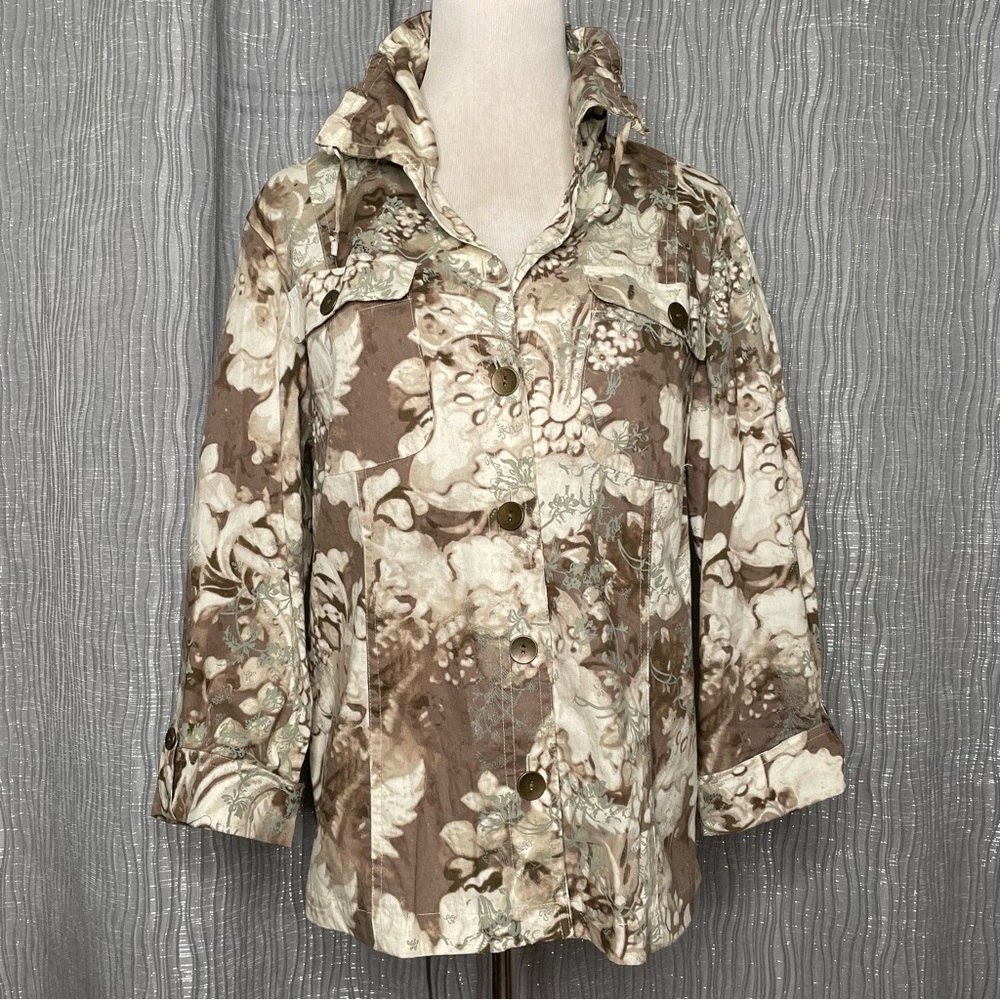 Chicos floral Shacket